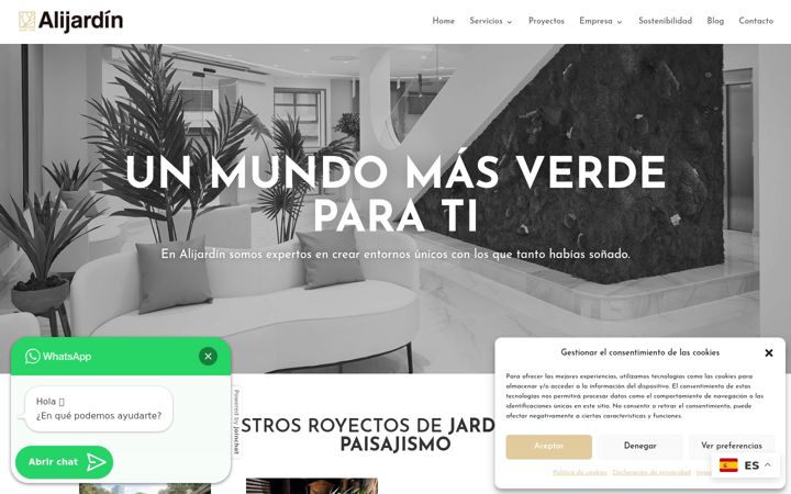 Screenshot of alijardin.es