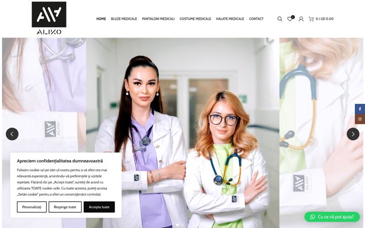 Screenshot of aliko.ro