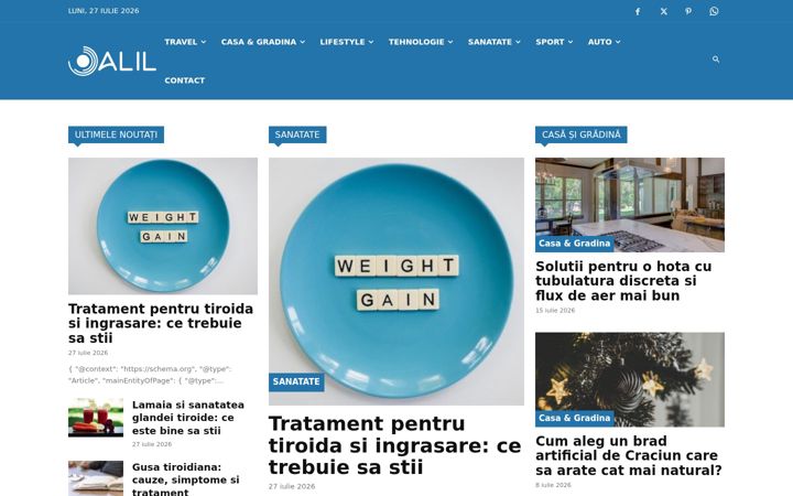 Screenshot of alil.ro