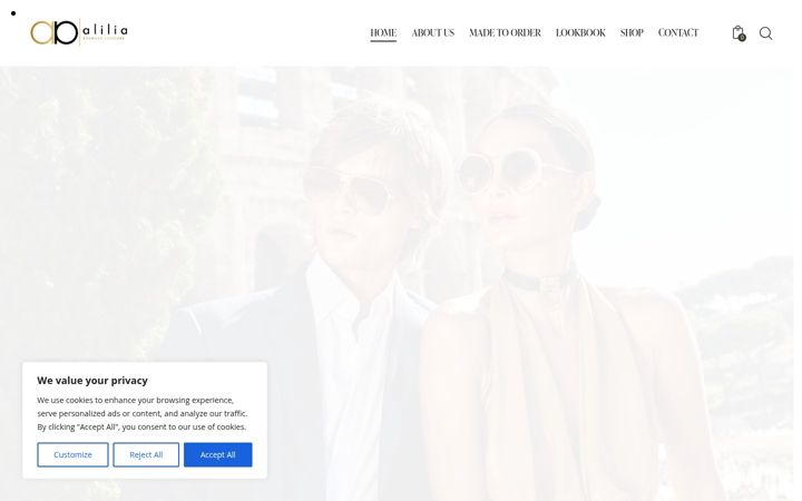 Screenshot of alilia.de