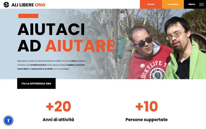 Screenshot of alilibere.org