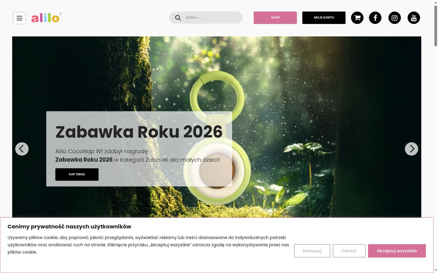 Sutikimo reklamjuostės, rodytos prieš bet kokią sąveiką, ekrano kopija