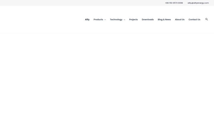 Screenshot of alilyenergy.com