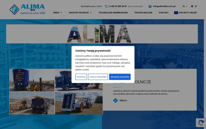 Ekrano kopija alimabis.com.pl