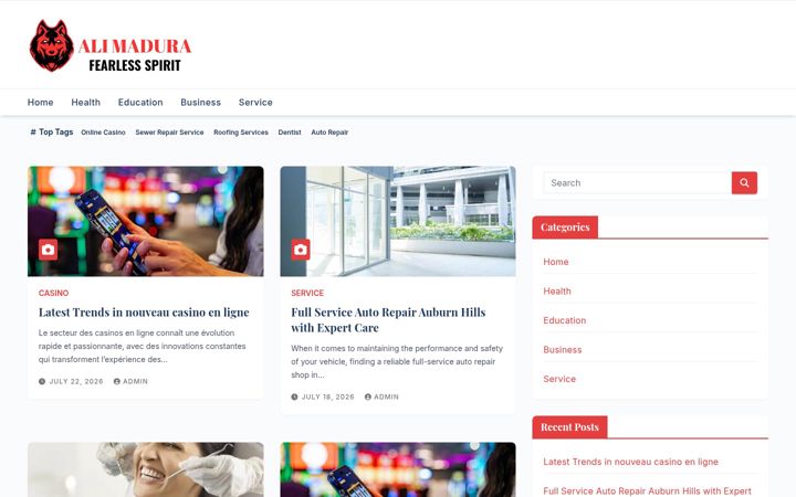 Ekrano kopija alimadura.com
