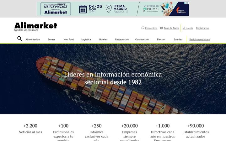 Screenshot of alimarket.es