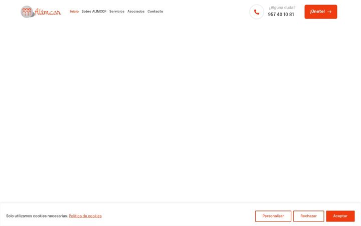 Ekrānuzņēmums no alimcor.com