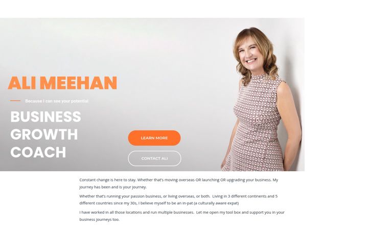 Screenshot of alimeehan.com