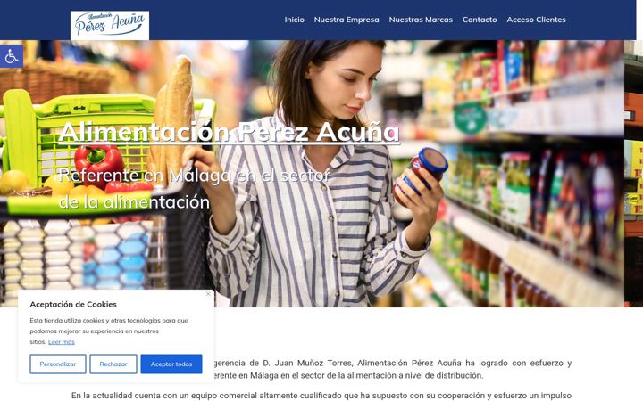 Screenshot of alimentacionperez.es
