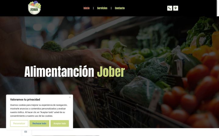 Screenshot of alimentancionjober.com