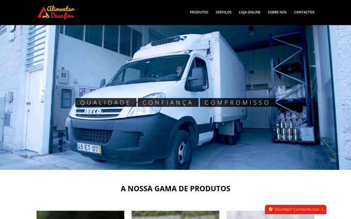 Screenshot of alimentar-desafios.pt