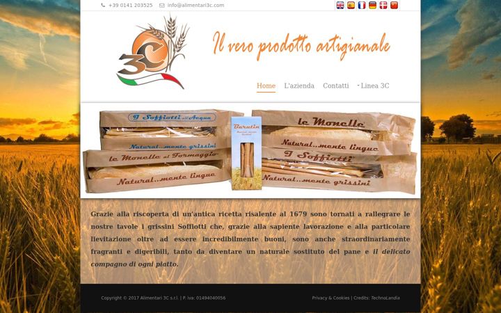 Screenshot of alimentari3c.com