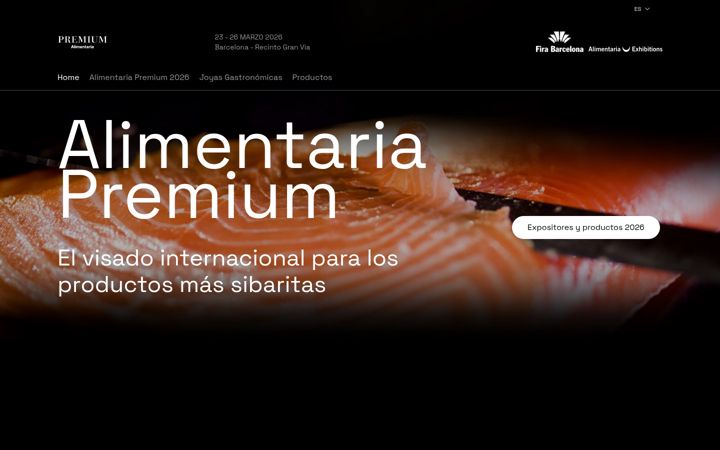 Screenshot of alimentariapremium.com
