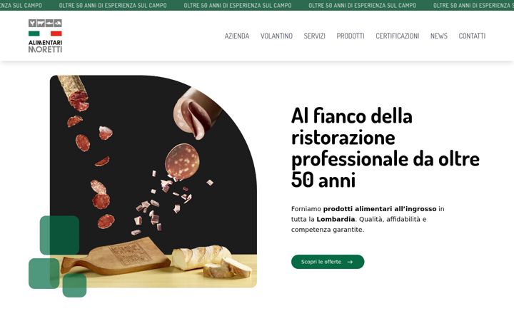 Képernyőkép: alimentarimoretti.it