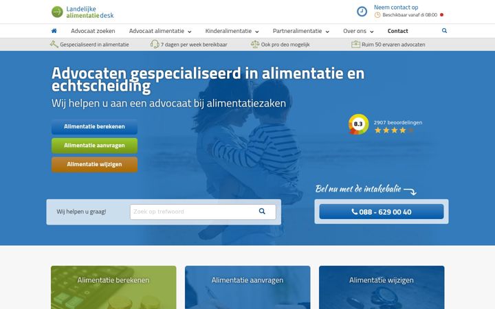 Screenshot of alimentatiedesk.nl