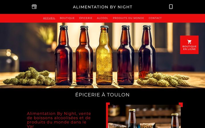 Screenshot of alimentation-by-night83.fr