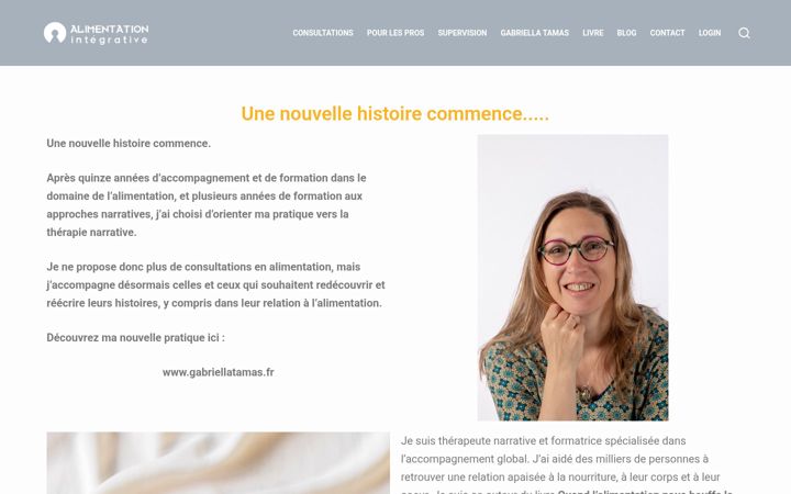 Screenshot of alimentation-integrative.fr