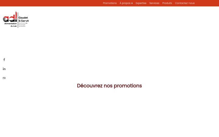Screenshot of alimentationdulac.com
