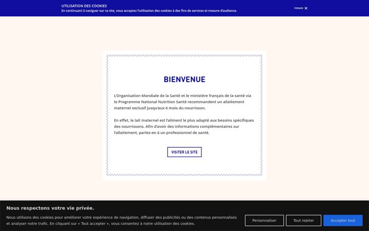 Екранна снимка на alimentationdutoutpetit.fr