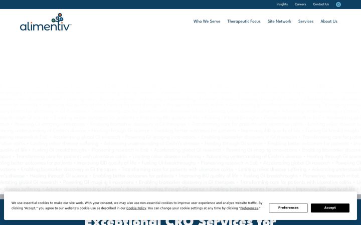 Screenshot of alimentiv.com