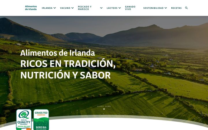 Screenshot of alimentosdeirlanda.es