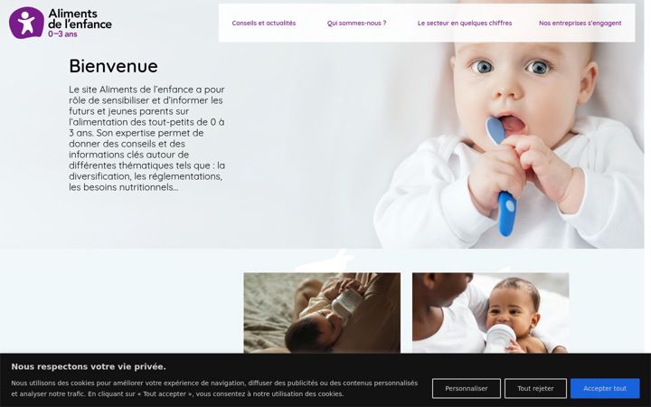 Képernyőkép: alimentsenfance.fr