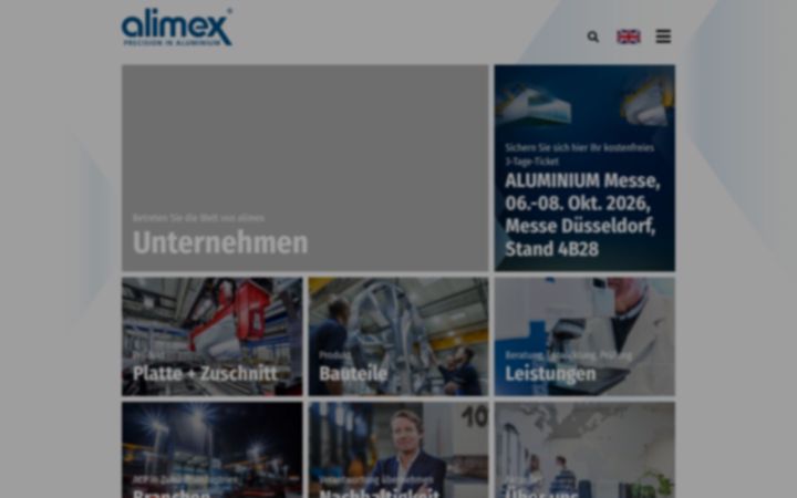 Screenshot von alimex.de