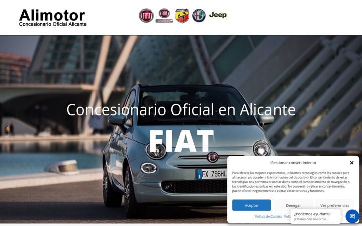Screenshot von alimotor.com