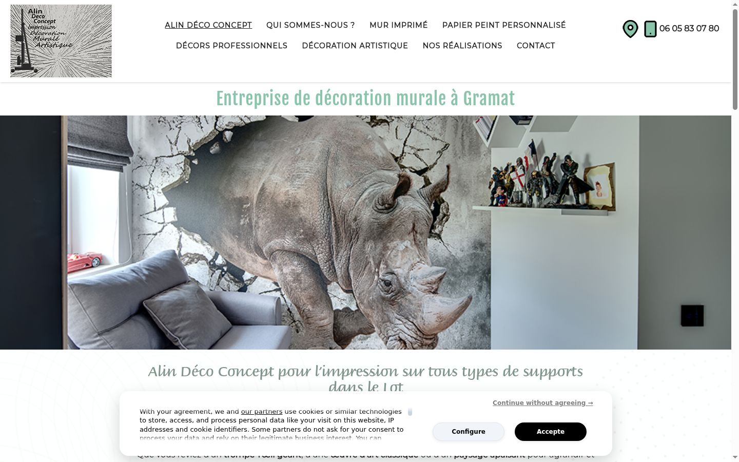 Screenshot tal-banner tal-kunsens muri qabel kwalunkwe interazzjoni