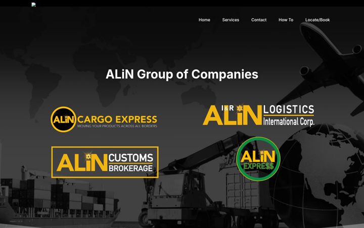 Screenshot of alin-group.com