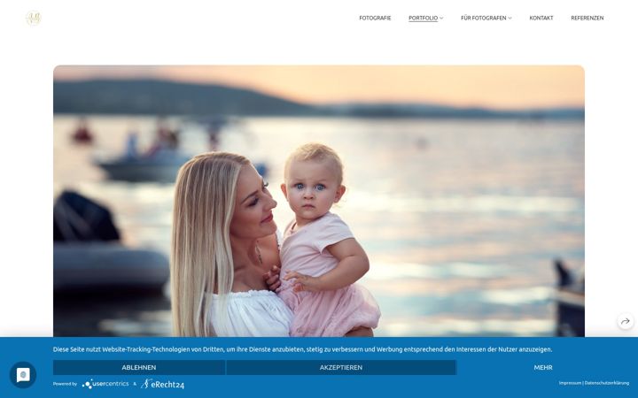 Screenshot von alina-fotografie.de