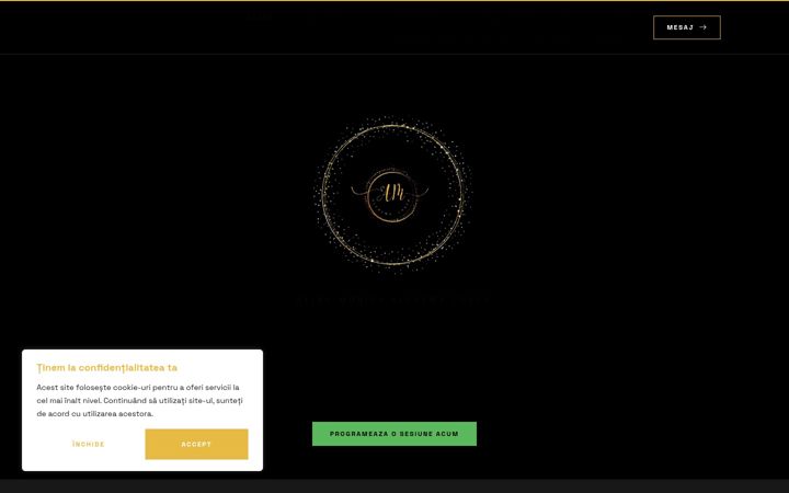 Screenshot von alina-monicaalchemycoach.ro