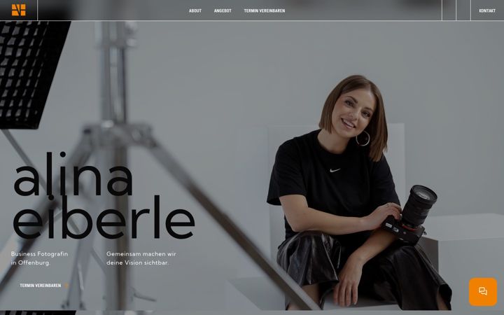 Screenshot of alinaeiberle.de