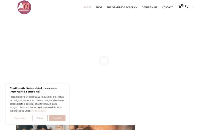 Screenshot of alinamaria.ro