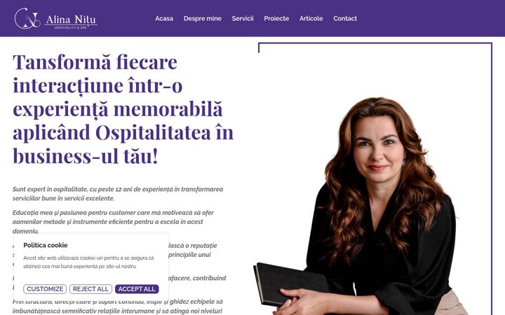 Screenshot of alinanitu.com
