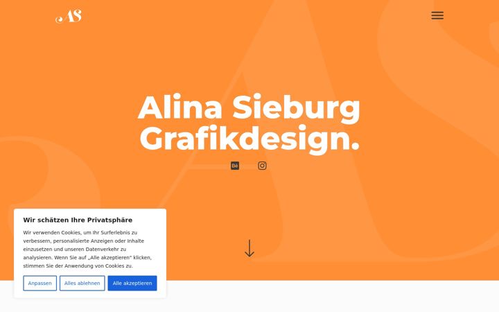 Snimka zaslona za alinasieburg.de