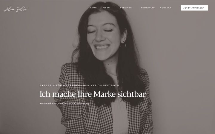 Screenshot of alinasoelter.de