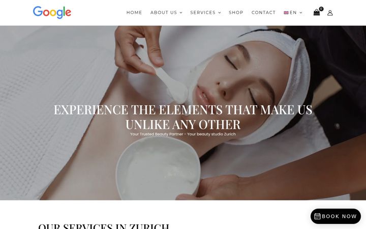 Screenshot of alinavelica.com
