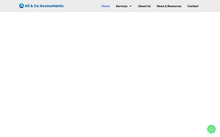 Snimka zaslona za alincoaccountants.org