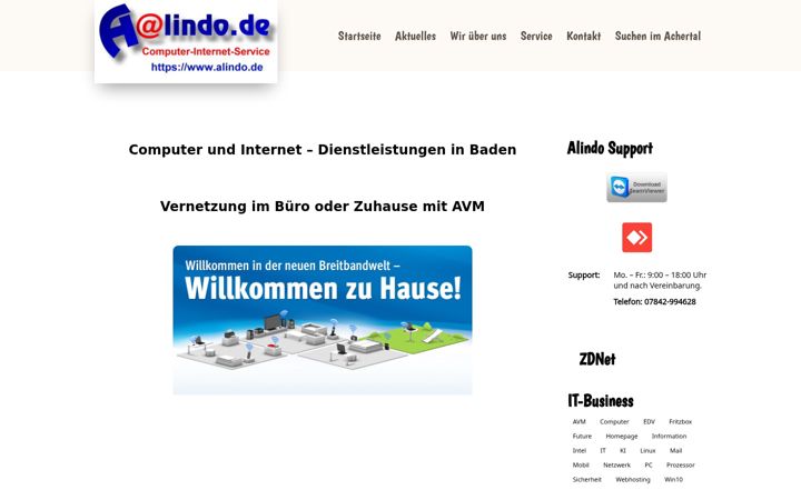 Screenshot di alindo.de