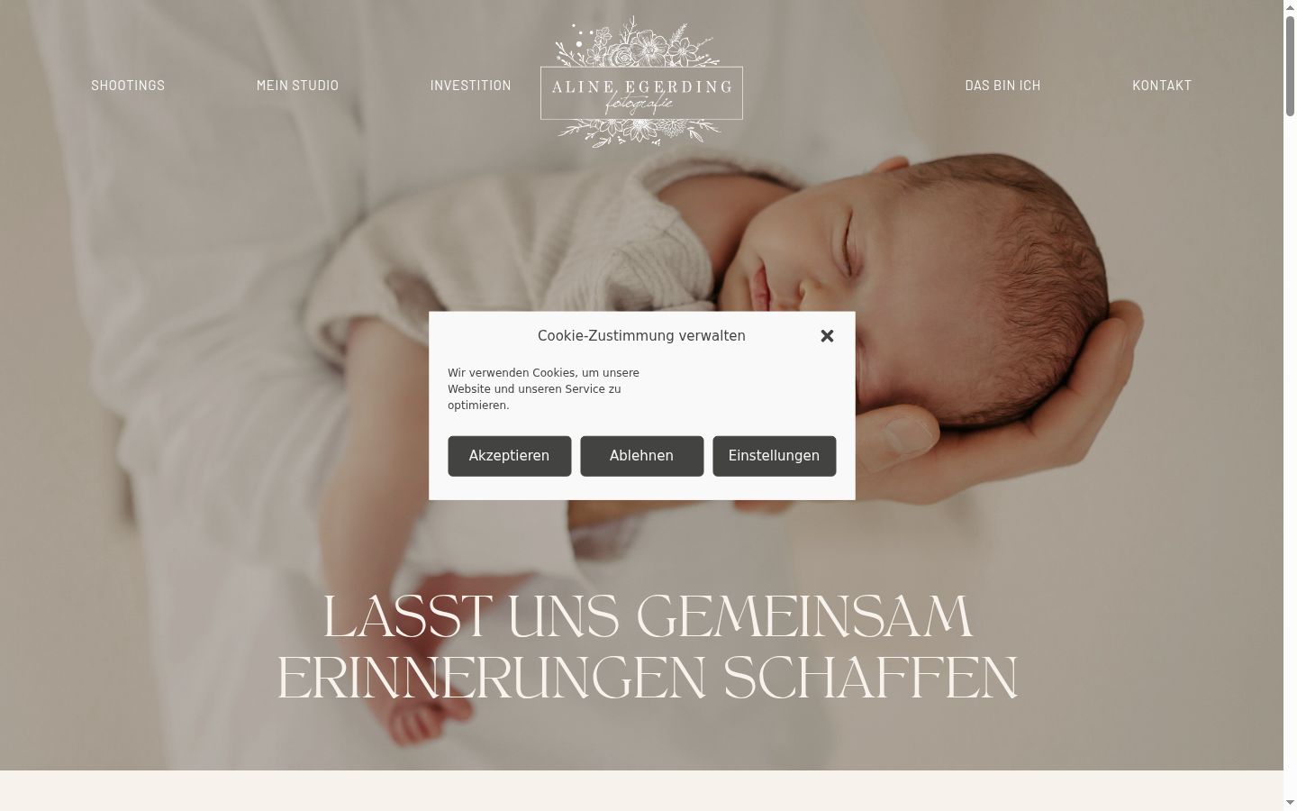 Screenshot tal-banner tal-kunsens muri qabel kwalunkwe interazzjoni