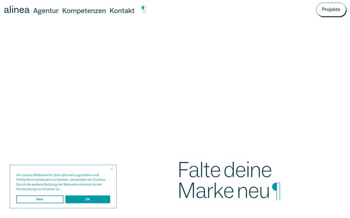 Screenshot di alinea.ch