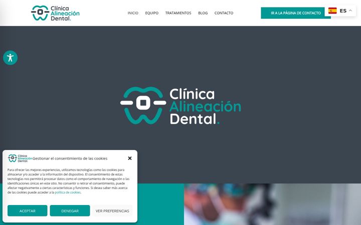 Screenshot of alineaciondental.es