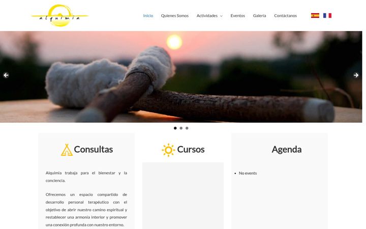 Screenshot von alineamientoenergetico.com