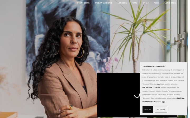 Screenshot of alinebadr.com