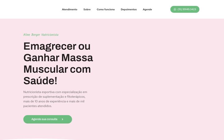 Ekrano kopija alinebergernutri.com.br