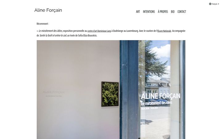 Screenshot of alineforcain.com