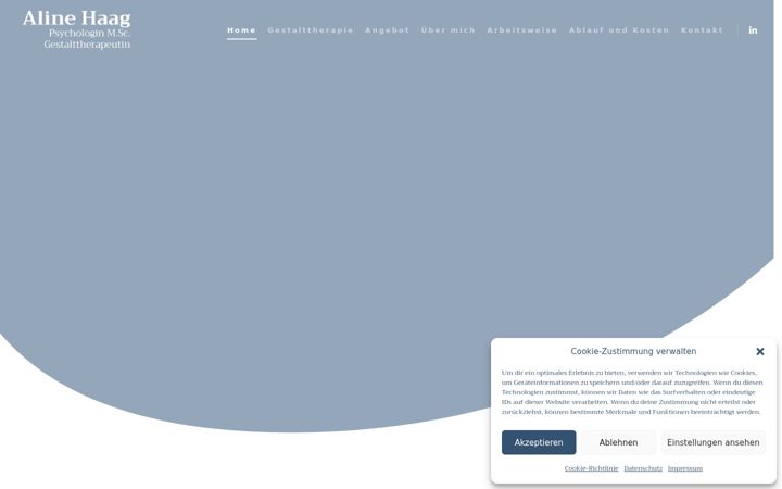 Screenshot von alinehaag.de