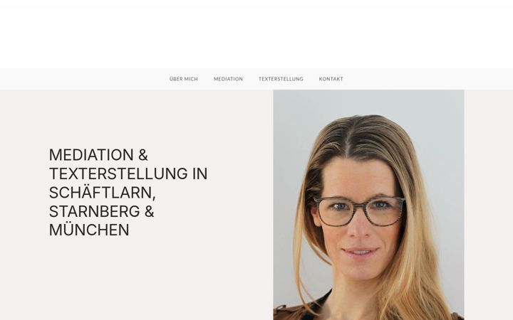 Screenshot von alinehofmann.com