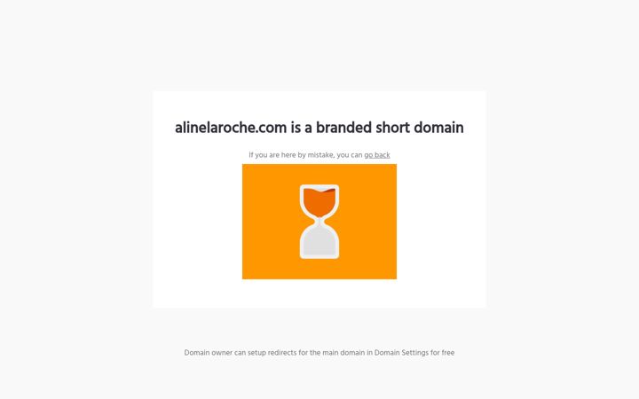 Screenshot of alinelaroche.com